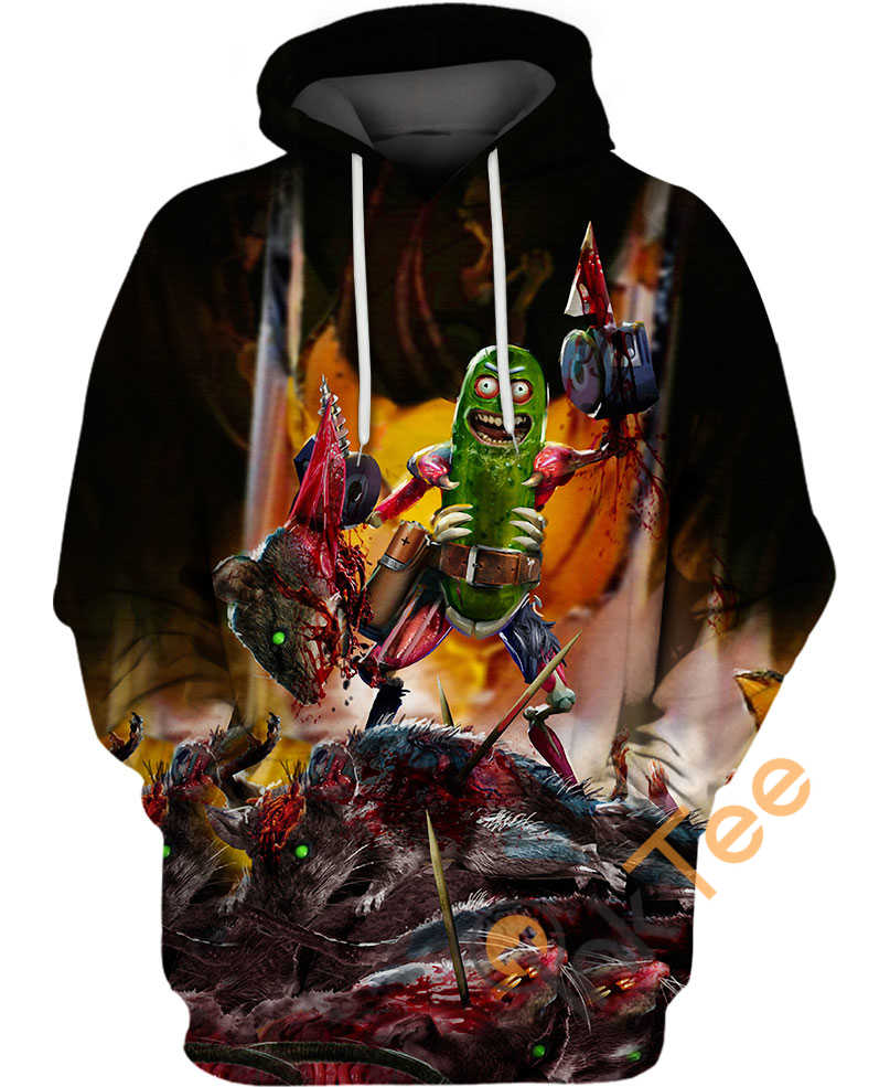 Pickle Rick Sport All Over Print 3D Hoodie With Graphic Print