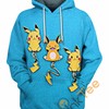 Pikachu And Raichu Hoodie With All Over Print 3D