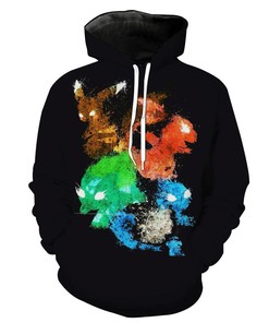 Pikachu Charmander Starter Pokemon Hoodie - 3D All Over Print Custom