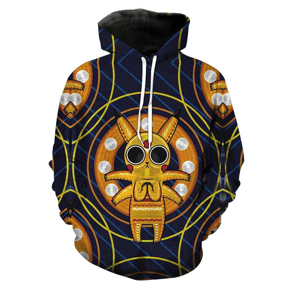 Pikachu High Smokes 3D Hoodie With Custom Graphic