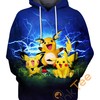 Pikachu Transformation 3D Hoodie With Custom Graphic Design 