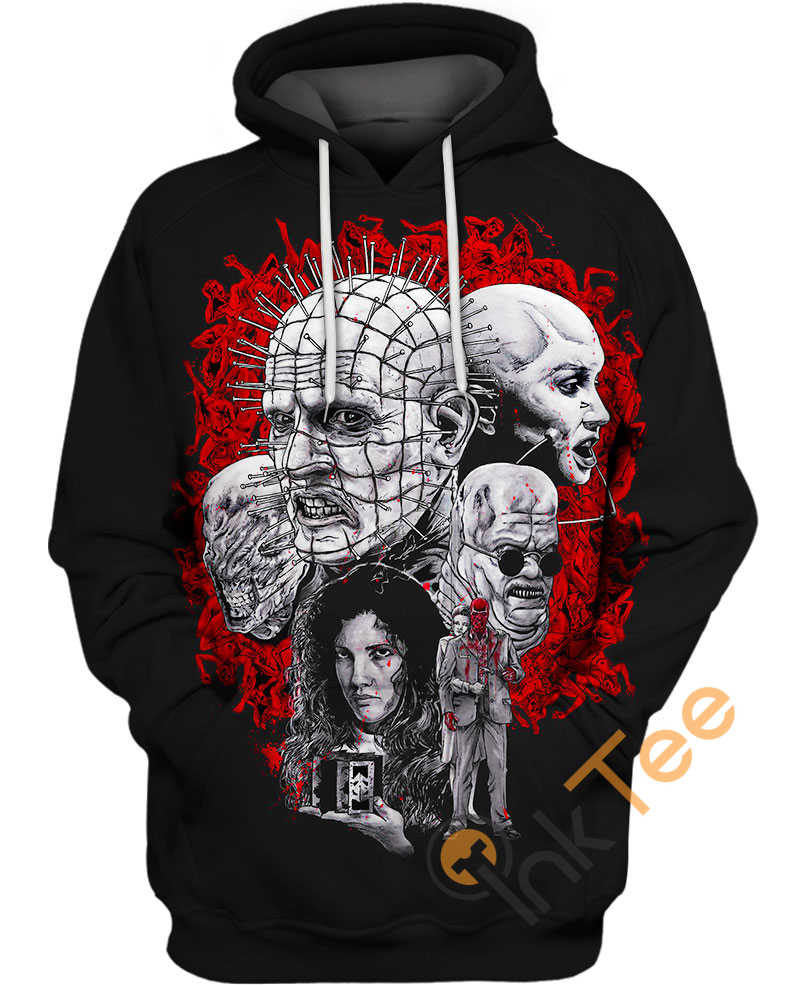 Pinhead And Kirsty 3D Hoodie With Original Design