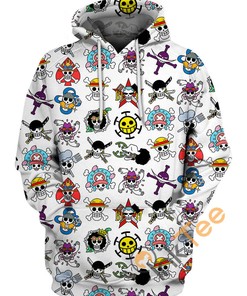 Pirate Flags 3D Hoodie With Custom Graphic Print