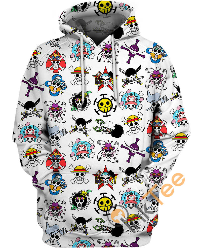 Pirate Flags 3D Hoodie With Custom Graphic Print