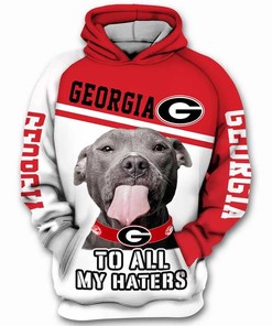 Pitbull 3D Hoodie For Georgia Bulldogs Haters - Perfect Gift Idea