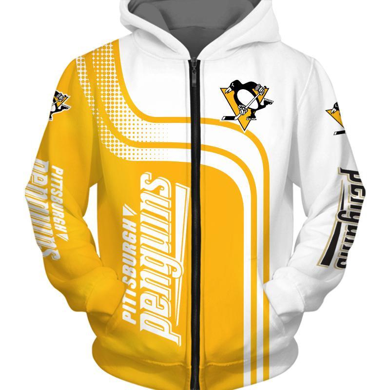 Pittsburgh Penguins Nhl Limited Edition Men'S And Women'S Zip Up Hoodie - 3D All Over Print