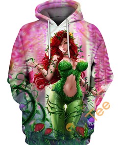 Poison Ivy 3D Hoodie With All Over Print Design 