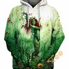Poison Ivy Redux 3D Hoodie With Graphic Print 