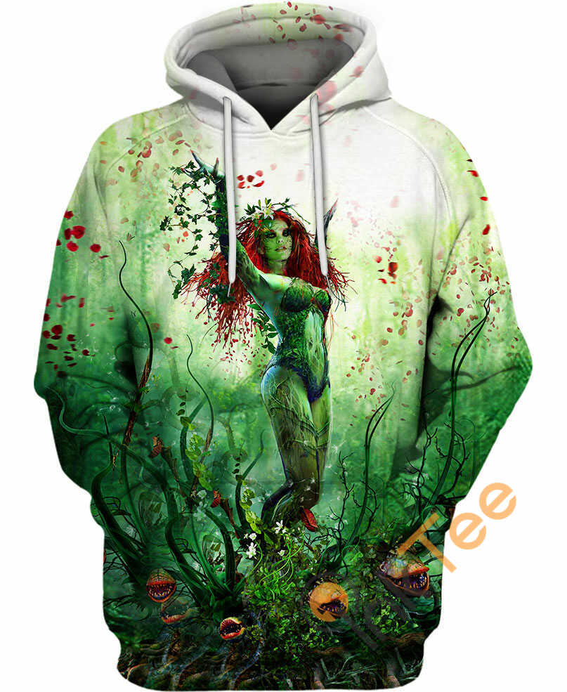 Poison Ivy Redux 3D Hoodie With Graphic Print