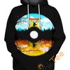 Poke World 3D Hoodie With Custom Print 