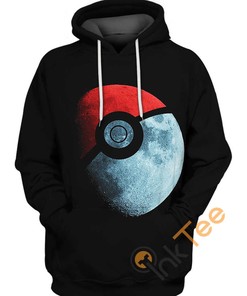 Pokeball 3D Hoodie With Custom Design Print 