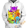 Pokemon Emotions 3D Hoodie With Graphic Print 