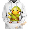 Pokemon Pikachu Cosplay 3D Hoodie With All Over Print Graphic 