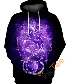 Pokemon Psiana 3D Hoodie With Custom Graphic Print 