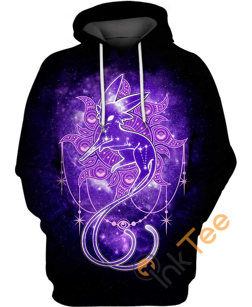 Pokemon Psiana 3D Hoodie With Custom Graphic Print