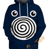 Poliwhirl 3D Hoodie With All Over Graphic Print 