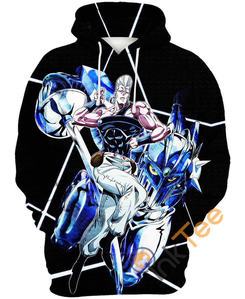 Polnareff Jojo'S Bizarre Adventure 3D Hoodie With Custom Design