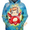 Ponyo'S Magic 3D Hoodie With Custom Print 