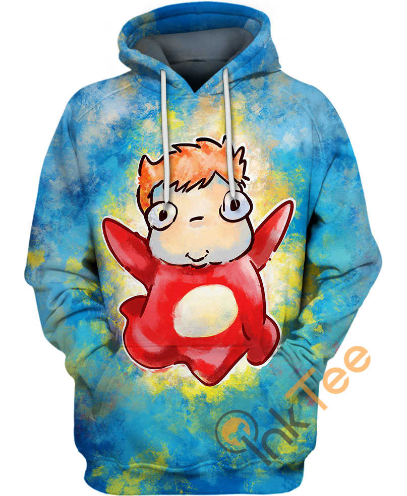 Ponyo'S Magic 3D Hoodie With Custom Print
