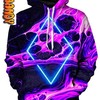 Portal Home Pink Unisex 3D Hoodie With Custom Graphic Design 