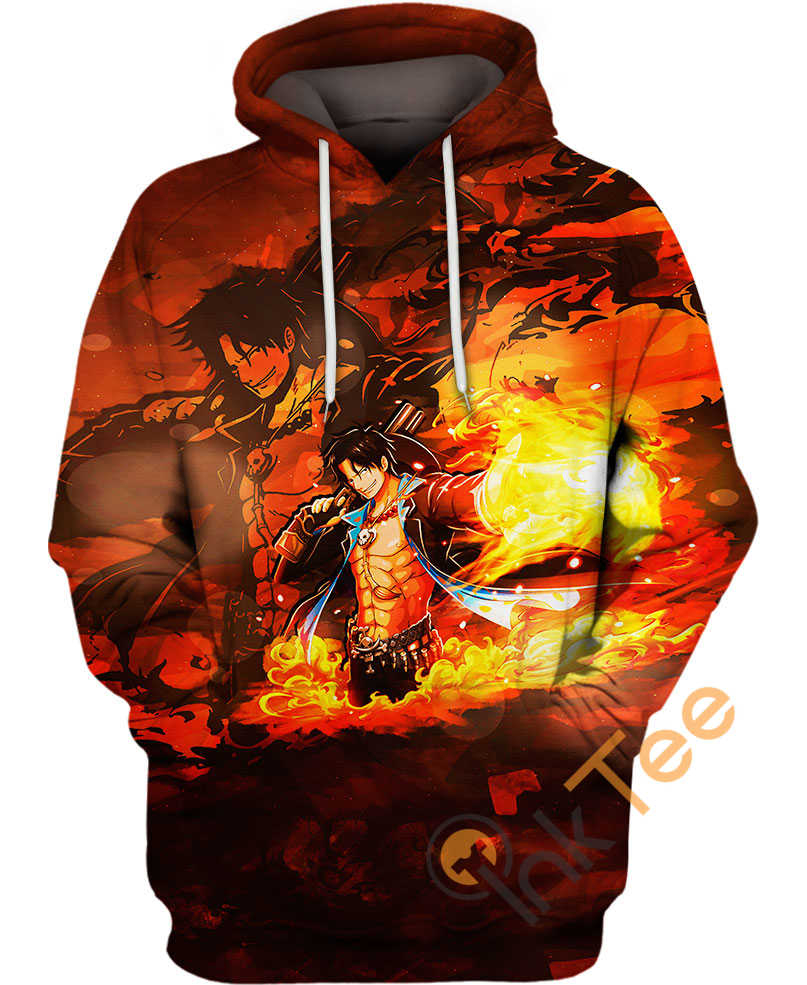 Portgas D Ace 3D Hoodie With Custom Design Print