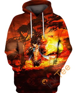 Portgas D. Ace 3D Hoodie With Unique Print Design 