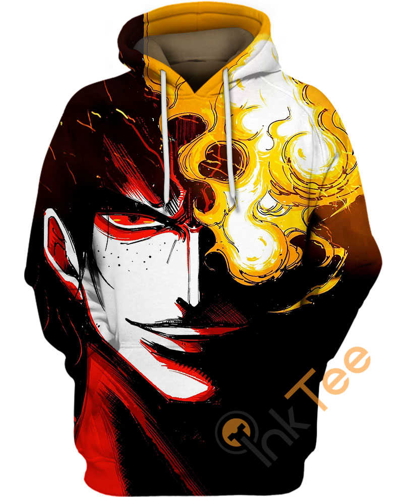 Portgas D Ace Ink 3D Hoodie With Graphic Print