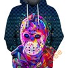 Portraits Of Jason Voorhees 3D Hoodie With All Over Print Graphic 