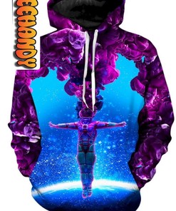 Possessed Astronaut 3D Hoodie With Custom Graphic Print 