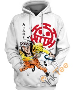 Powerful Dr Trafalgar Law Custom All Over Print 3D Hoodie