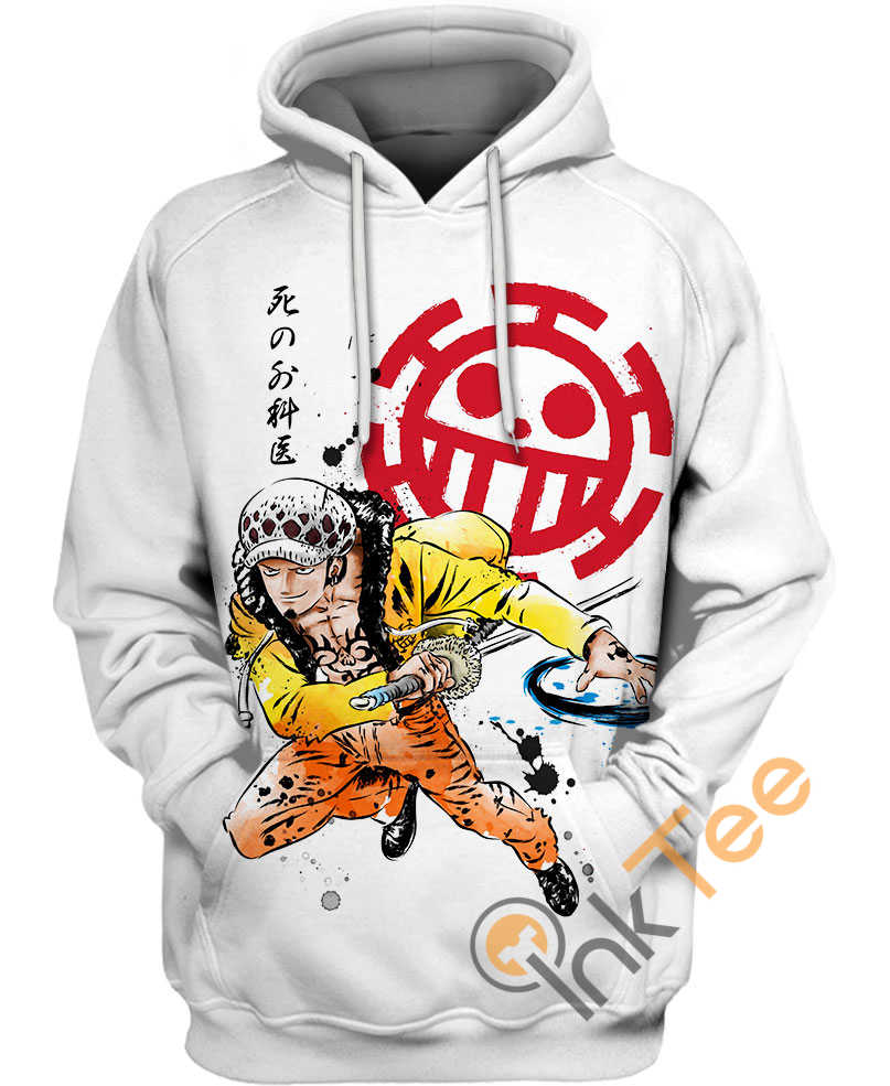 Powerful Dr Trafalgar Law Custom All Over Print 3D Hoodie