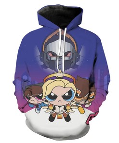 Powerpuff Girls Mojo And More Character 3D Hoodie With Unique Design 