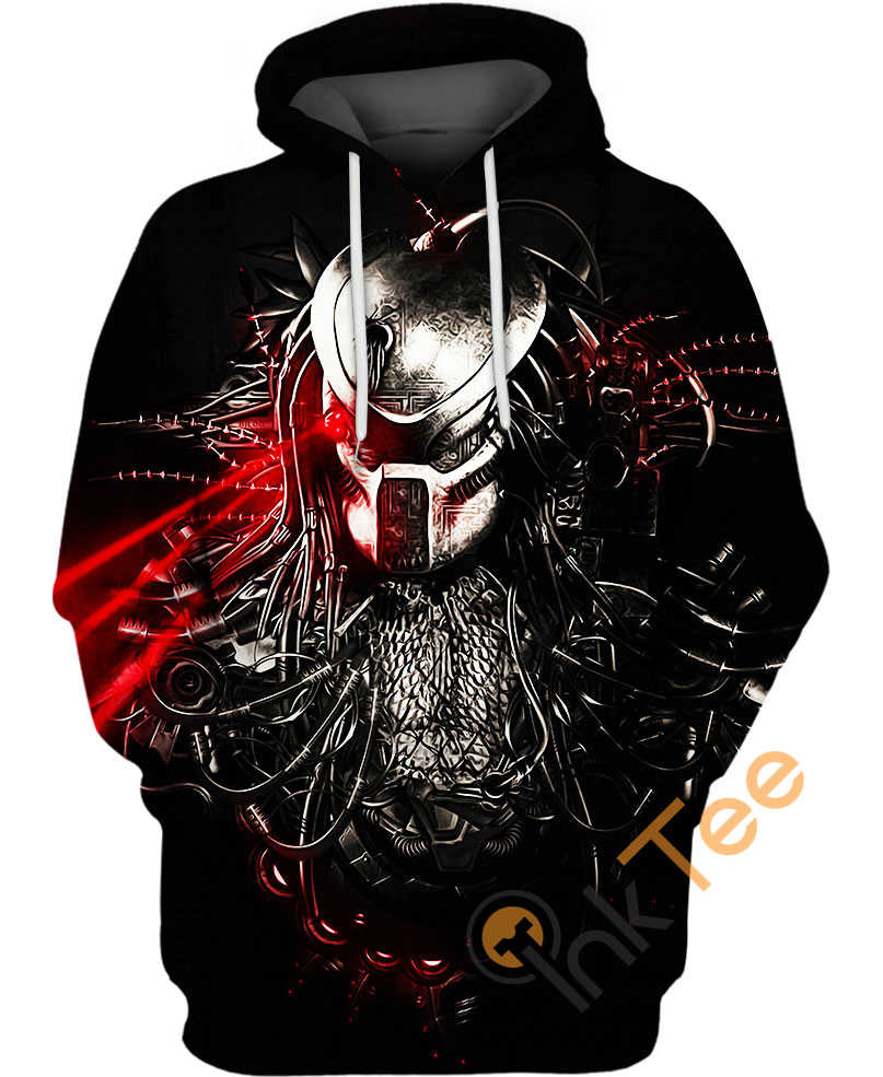 Predator Bust 3D Hoodie With Custom Graphic Print