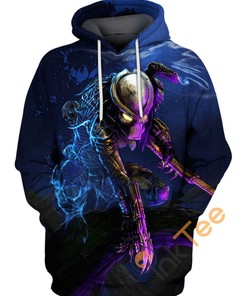 Predator Color 3D Hoodie With All Over Print Design