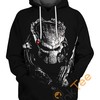 Predator'S Mark Hoodie With All Over Print