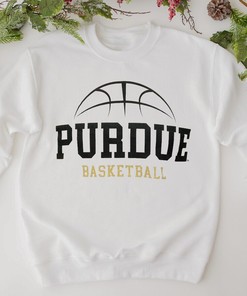 Purdue Basketball T-Shirt - NCAA Sweatshirt Hoodie Boilermakers Fan Gift