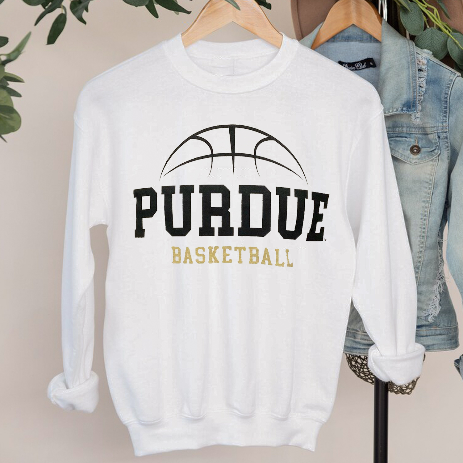 Purdue Basketball T-Shirt - NCAA Sweatshirt Hoodie Boilermakers Fan Gift