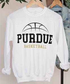 Purdue Basketball T-Shirt - NCAA Sweatshirt Hoodie Boilermakers Fan Gift