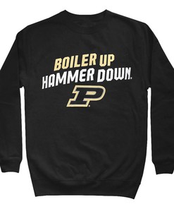 Purdue Boiler Up and Hammer Down Tee with Motion P - A Must-Have for Boilermakers