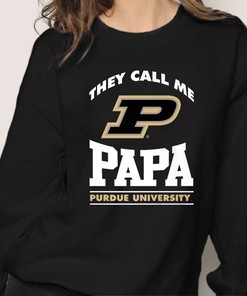 Purdue Boilermakers They Call Me Papa Tee - A Great Gift for Fans
