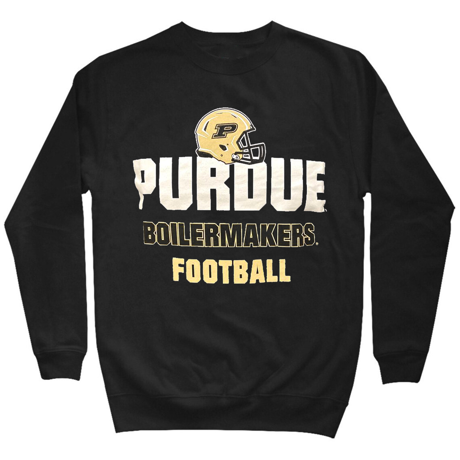 Purdue Football Helmet T-Shirt - Boilermakers NCAA Sweatshirt Hoodie Fan Gift