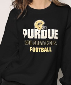 Purdue Football Helmet T-Shirt - Boilermakers NCAA Sweatshirt Hoodie Fan Gift