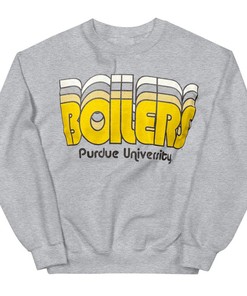 Purdue Retro Boilers T-Shirt - NCAA College Sweatshirt Hoodie Fan Gift