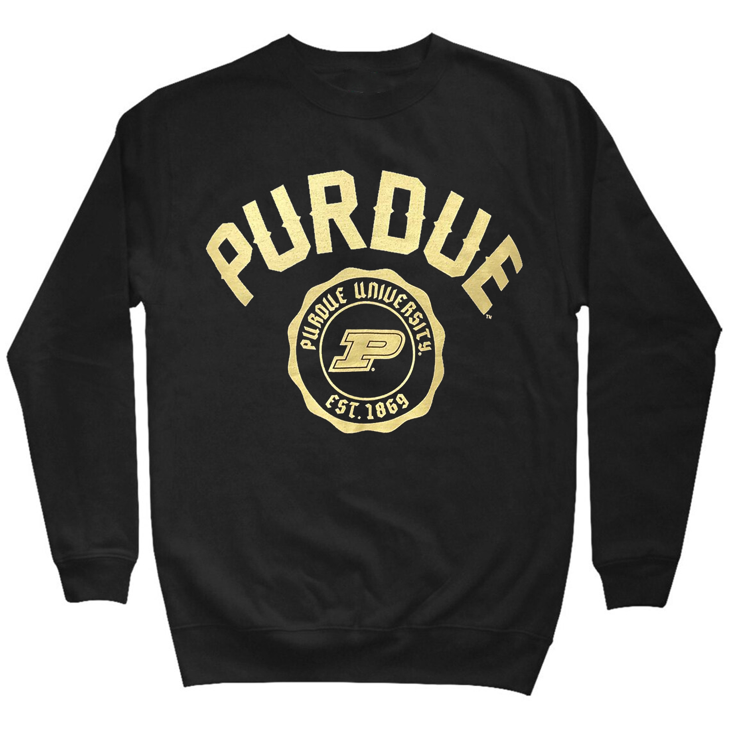 Purdue University Seal Comfort Colors T-Shirt - Boilermakers NCAA Sweatshirt Hoodie Fan Gift