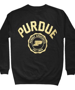 Purdue University Seal Comfort Colors T-Shirt - Boilermakers NCAA Sweatshirt Hoodie Fan Gift
