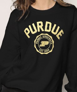 Purdue University Seal Comfort Colors T-Shirt - Boilermakers NCAA Sweatshirt Hoodie Fan Gift