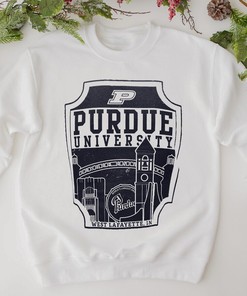 Purdue University Skyline Tee - Ideal for Boilermakers Fans Everywhere