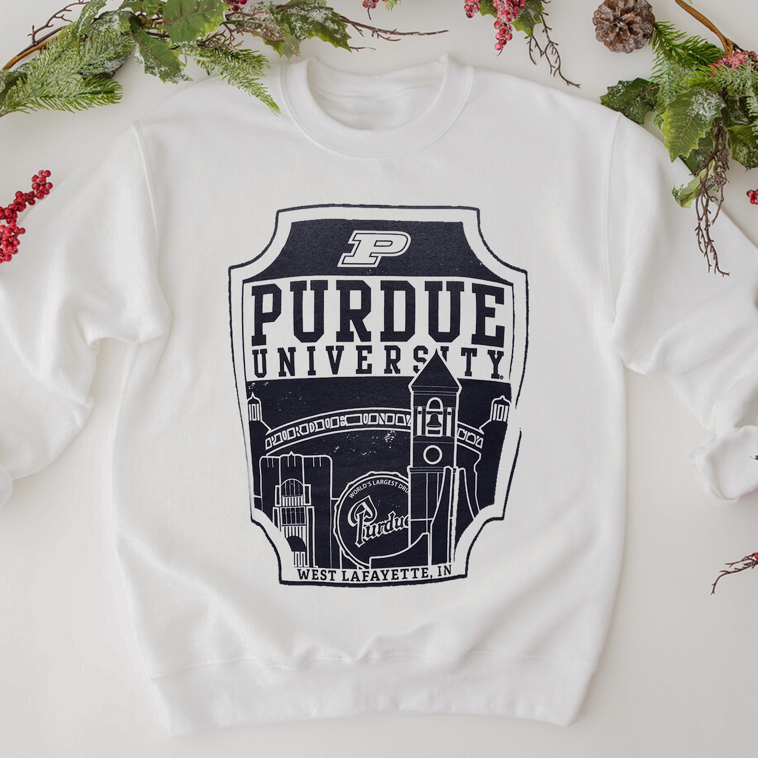 Purdue University Skyline Tee - Ideal for Boilermakers Fans Everywhere