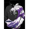 Purple Drank Koolaid Wave Funny All Over Print Hoodie 3D
