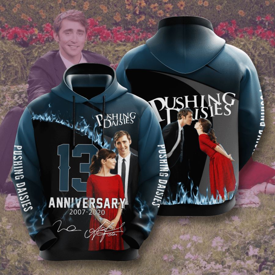 Push Daisies Forward With Custom All Over Print Hoodie 3D